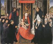 Hans Memling, The Virgin and Child between st James and St Dominic (mk05)